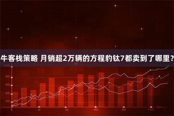 牛客栈策略 月销超2万辆的方程豹钛7都卖到了哪里？
